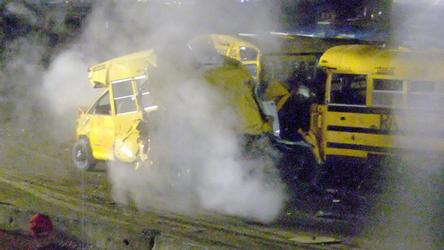 Rochester Fair School Bus Demolition Derby