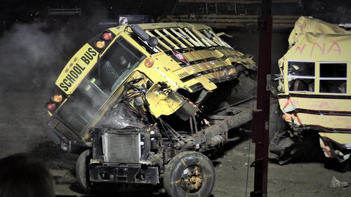 Granite State Fair School Bus Demolition Derby