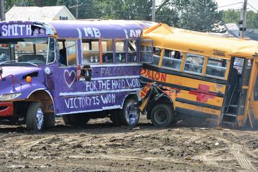 Democross and SCHOOL BUS DEMOLITION DERBY