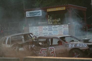 Westfield Fair Rollover Competition & Demolition Derby