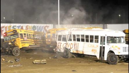 Rochester Fair School Bus Demolition Derby