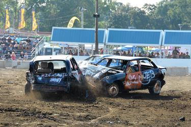 Rochester Fair 4 &6 cyl Compact Demolition Derby